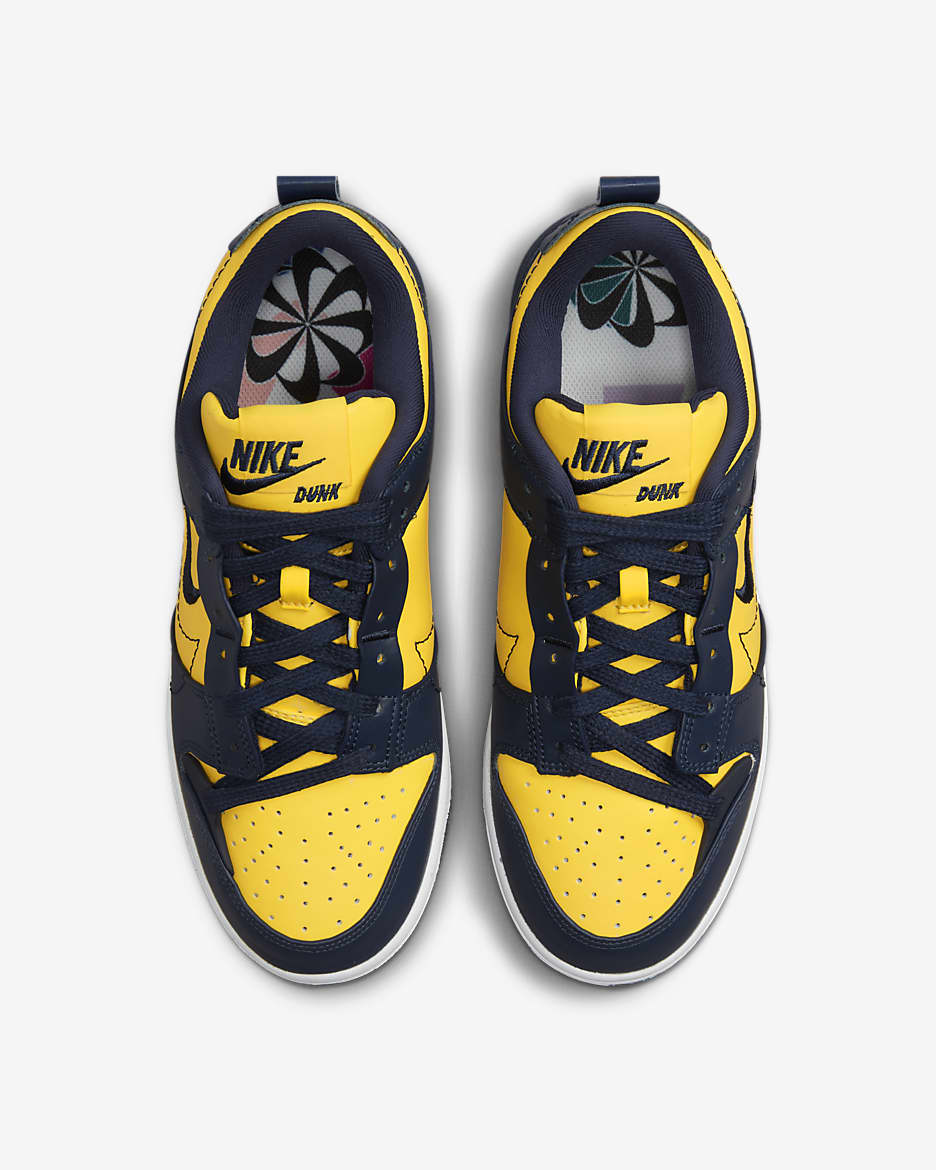 Nike dunks maize and blue best sale